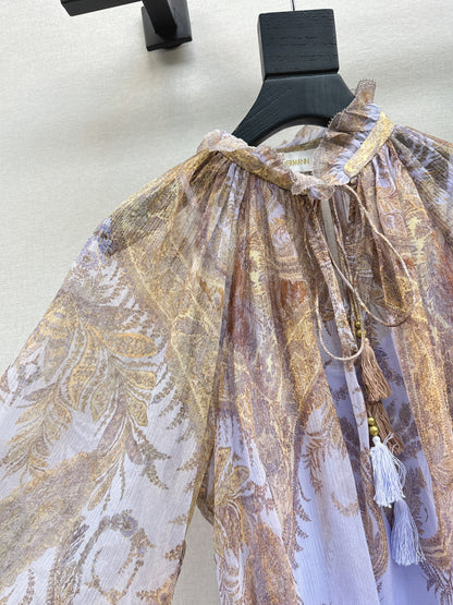 Zimm 25fw silk shirt