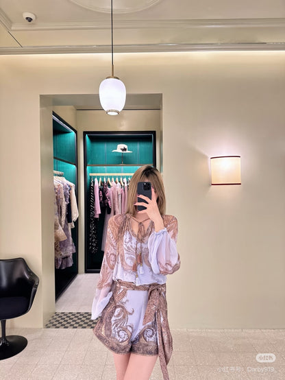 Zimm 25fw silk shirt