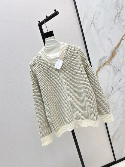 Brun 25fw embroidered sweater