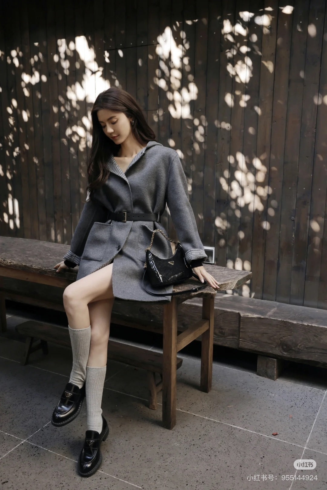 Pra 25fw jacquard coat