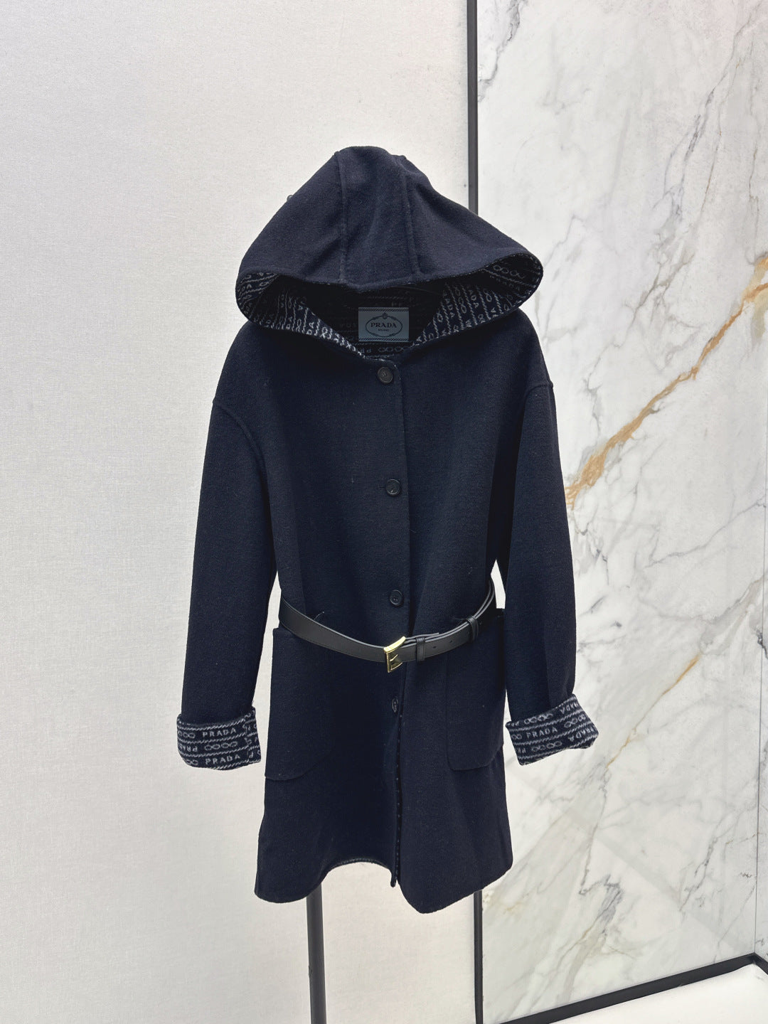 Pra 25fw jacquard coat