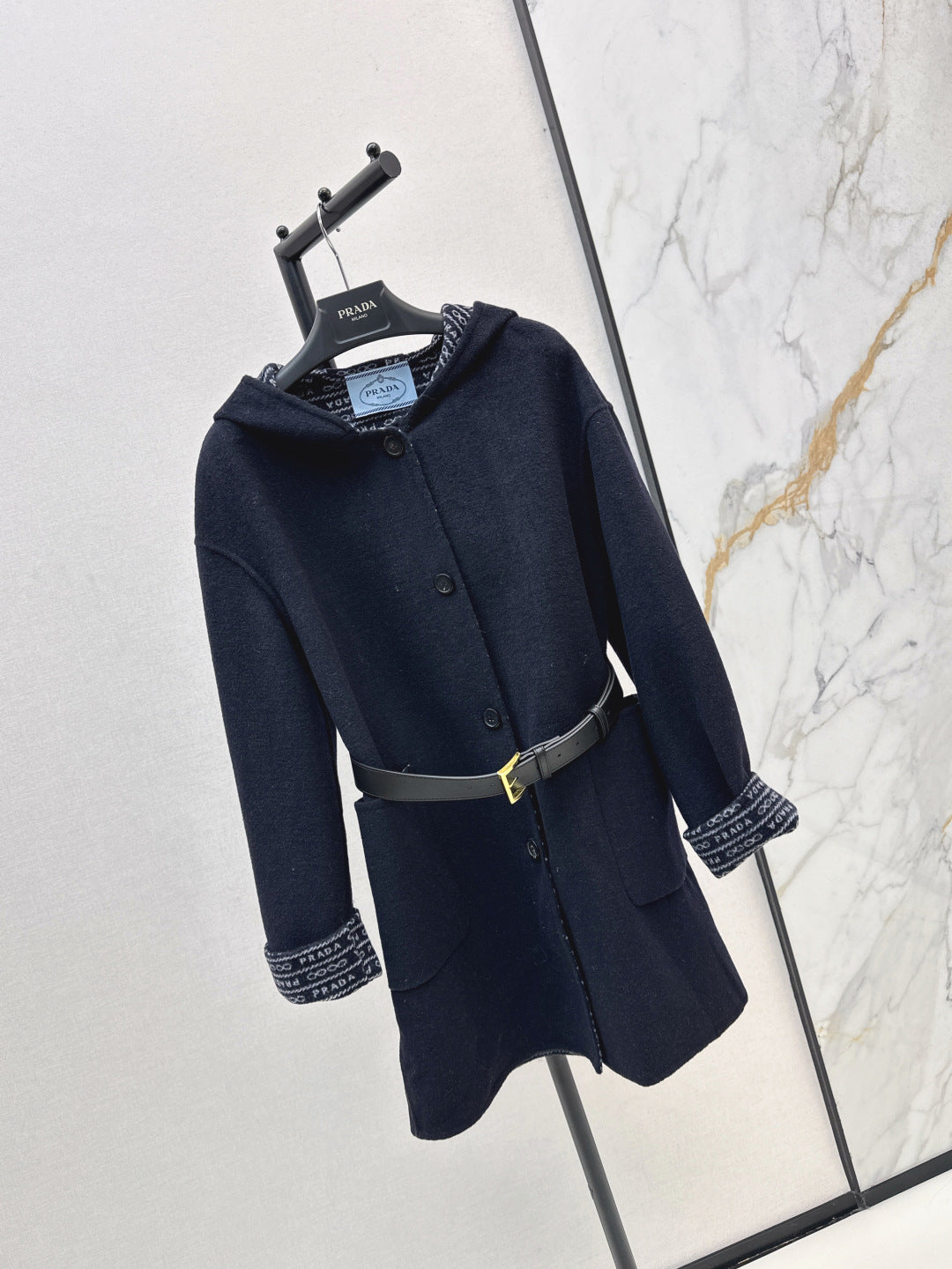 Pra 25fw jacquard coat