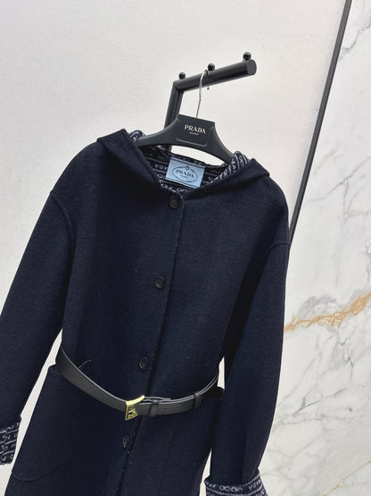 Pra 25fw jacquard coat