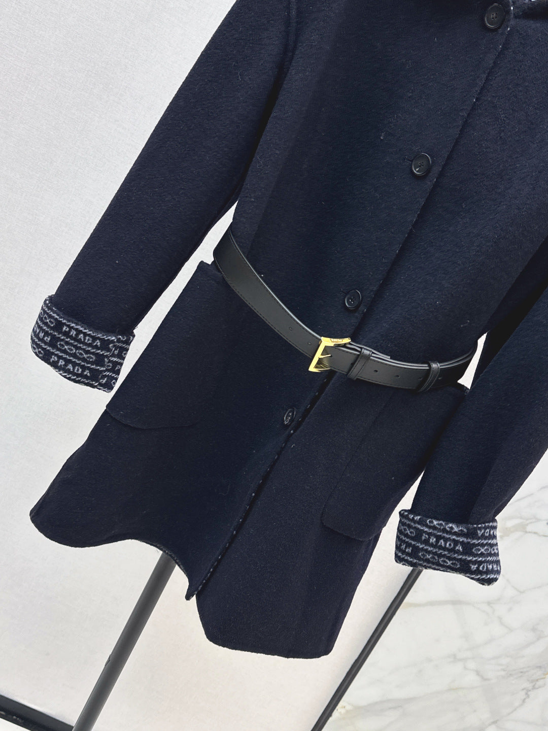 Pra 25fw jacquard coat