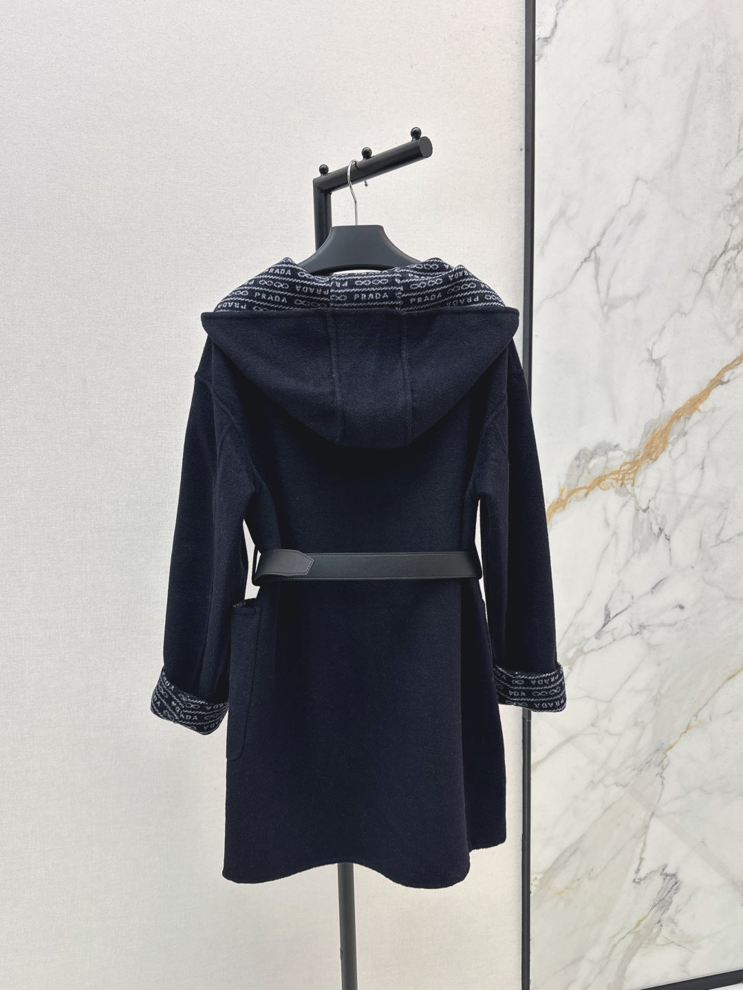 Pra 25fw jacquard coat