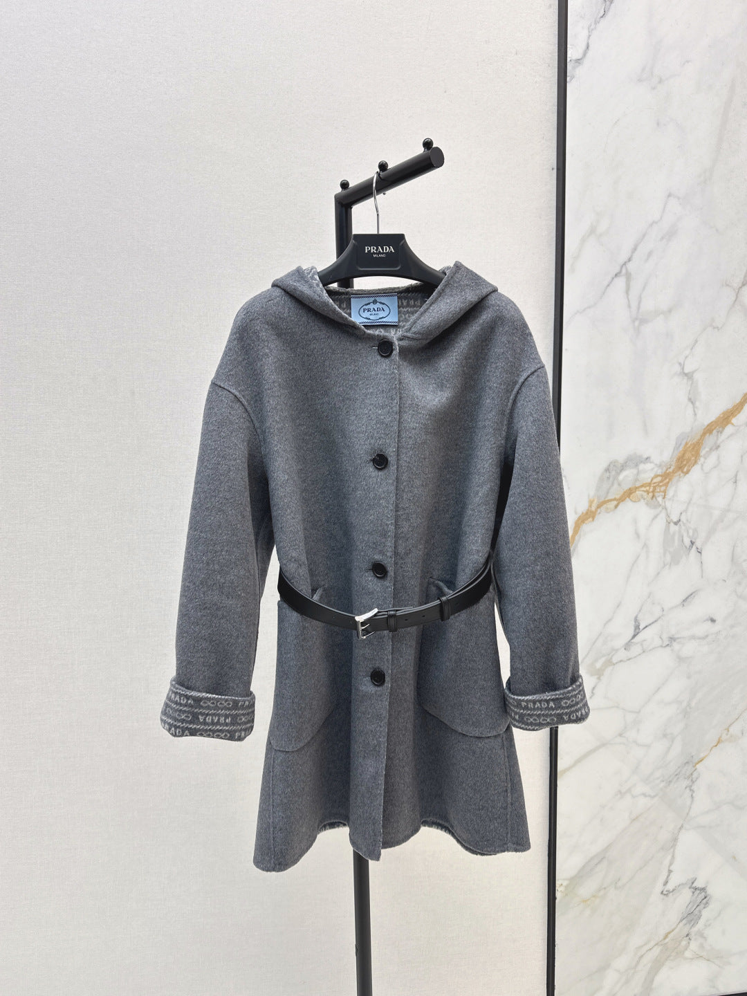Pra 25fw jacquard coat