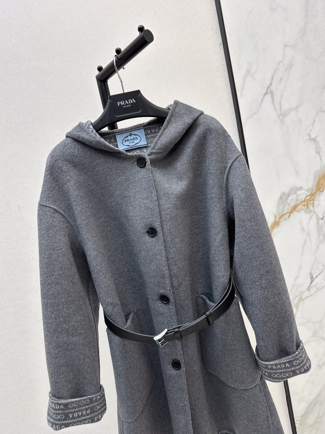 Pra 25fw jacquard coat