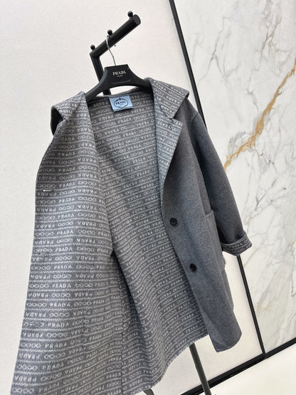 Pra 25fw jacquard coat