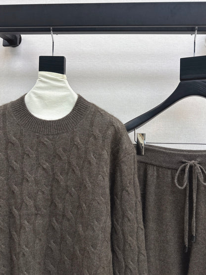 Loro 25fw knitted suit