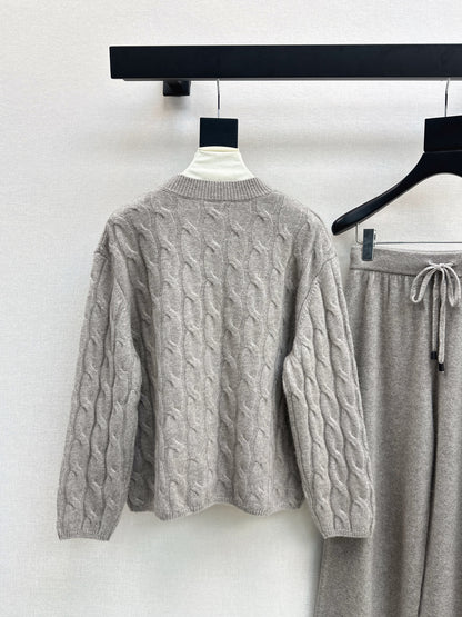 Loro 25fw knitted suit