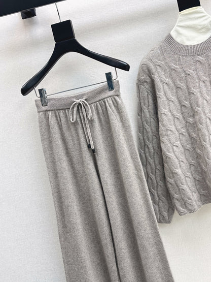 Loro 25fw knitted suit