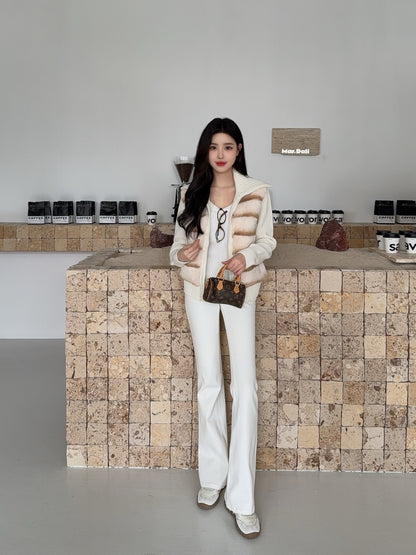 Loro 25fw patchwork jacket
