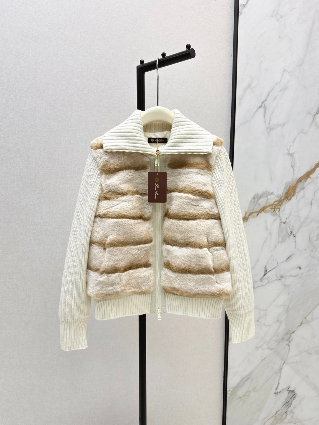 Loro 25fw patchwork jacket