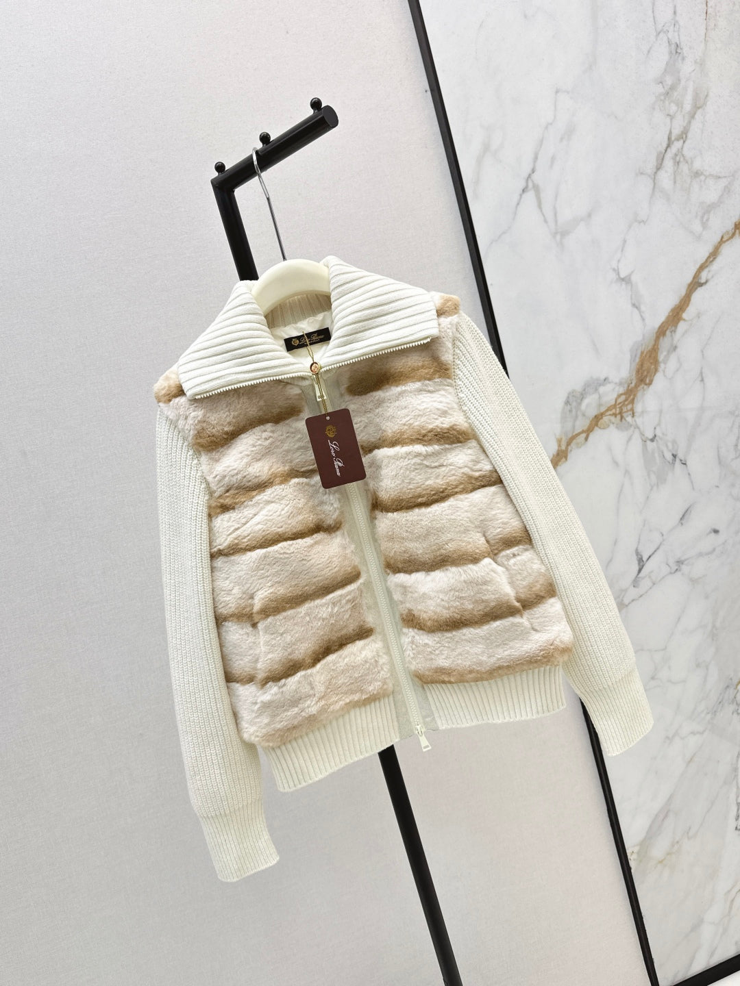 Loro 25fw patchwork jacket