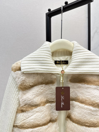 Loro 25fw patchwork jacket