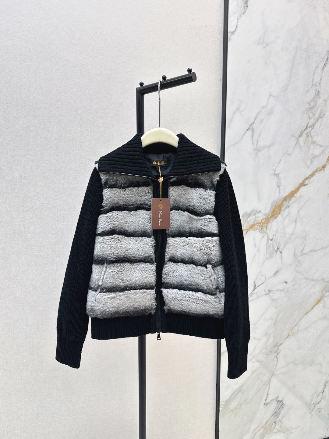 Loro 25fw patchwork jacket