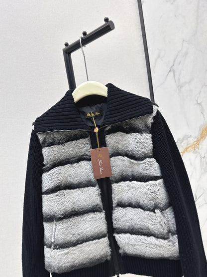 Loro 25fw patchwork jacket