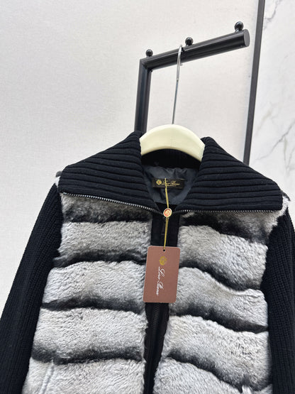 Loro 25fw patchwork jacket