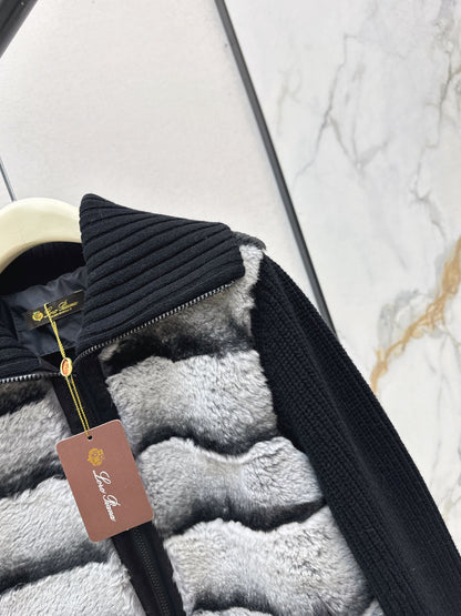 Loro 25fw patchwork jacket