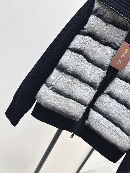 Loro 25fw patchwork jacket