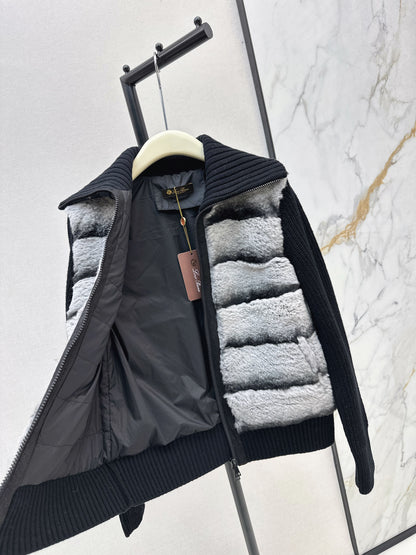 Loro 25fw patchwork jacket