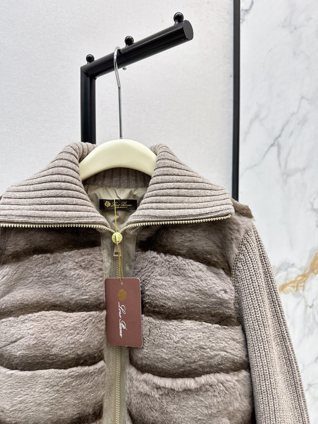 Loro 25fw patchwork jacket