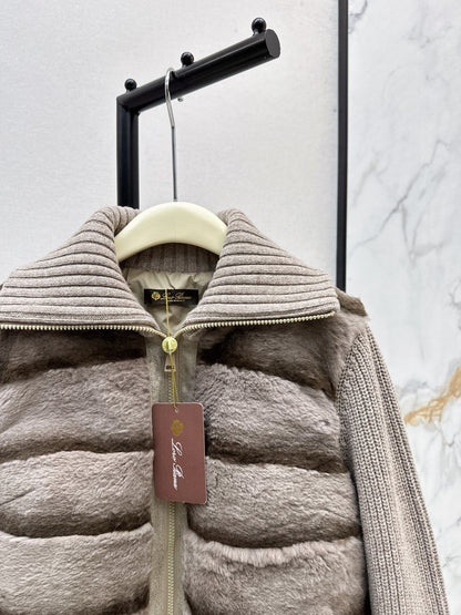 Loro 25fw patchwork jacket