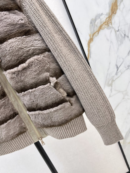 Loro 25fw patchwork jacket