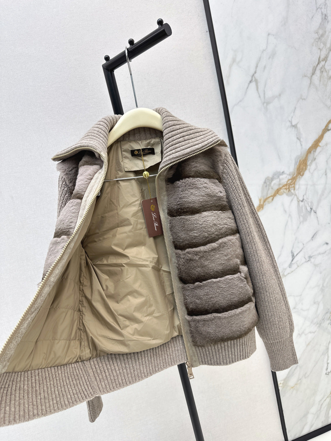 Loro 25fw patchwork jacket