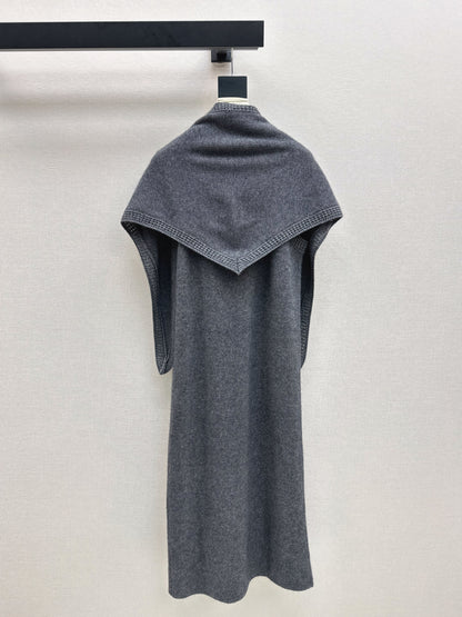Loro 25fw dress cape set