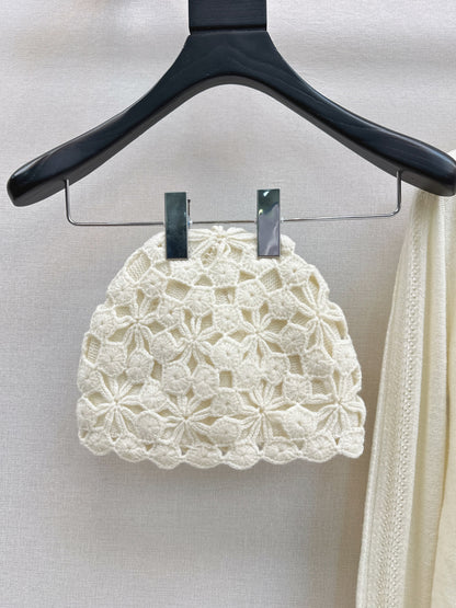Chan 25fw cardigan hat set
