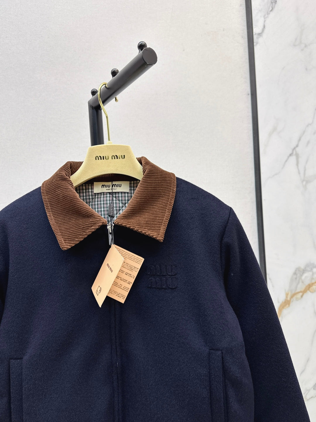 Miu 25fw lapel jacket