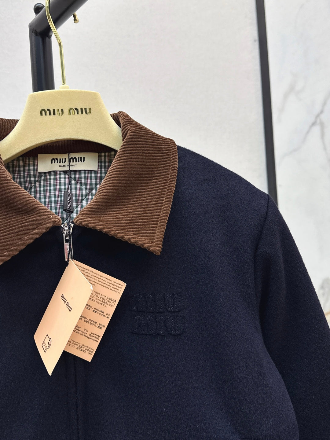 Miu 25fw lapel jacket