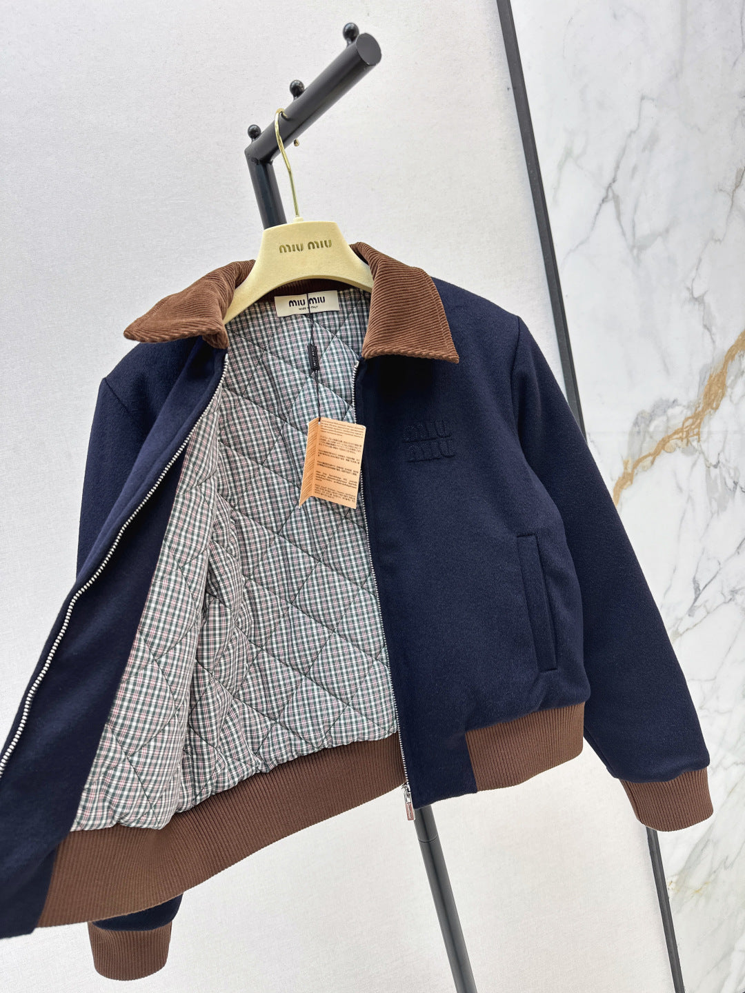 Miu 25fw lapel jacket