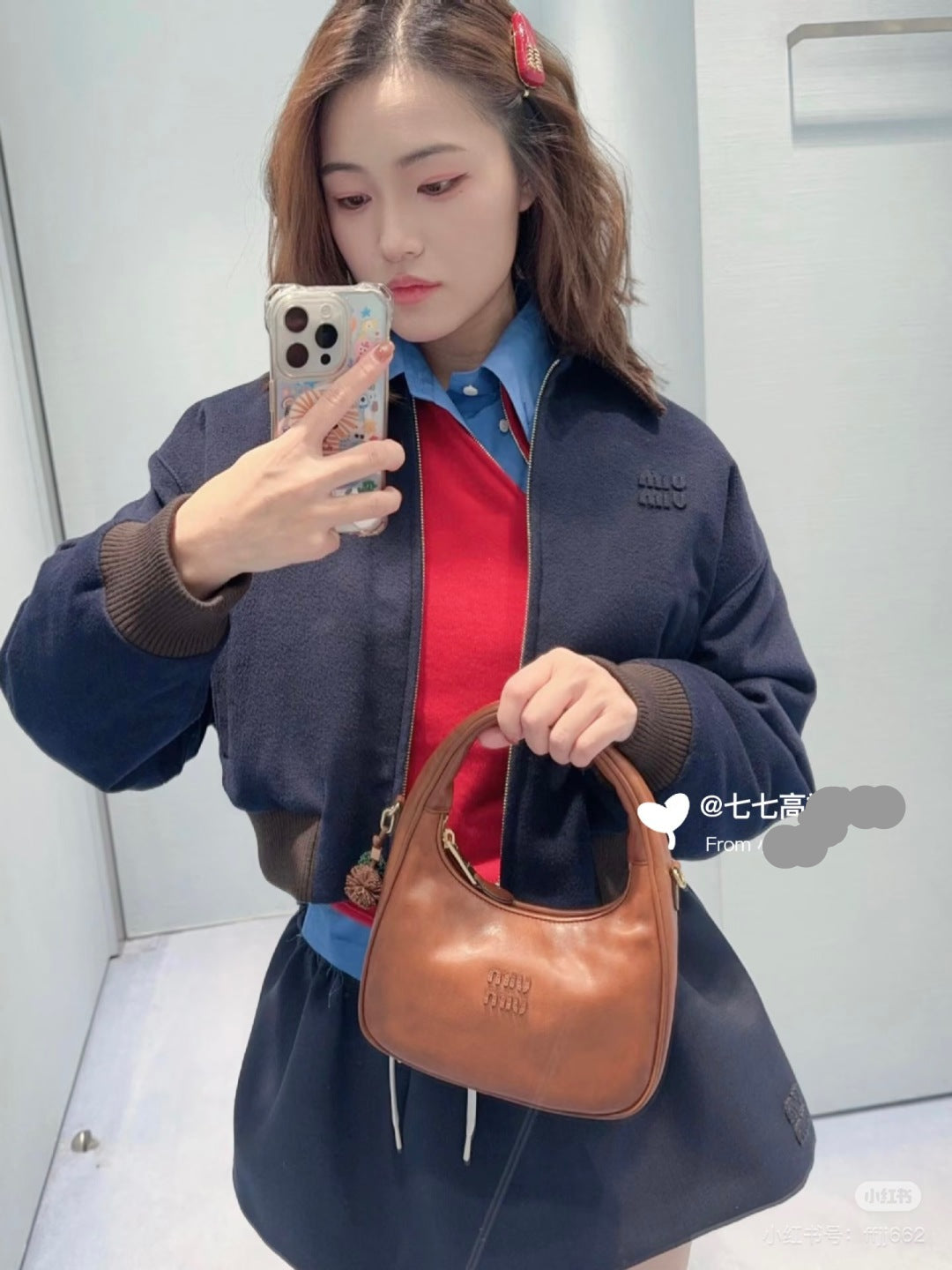 Miu 25fw lapel jacket
