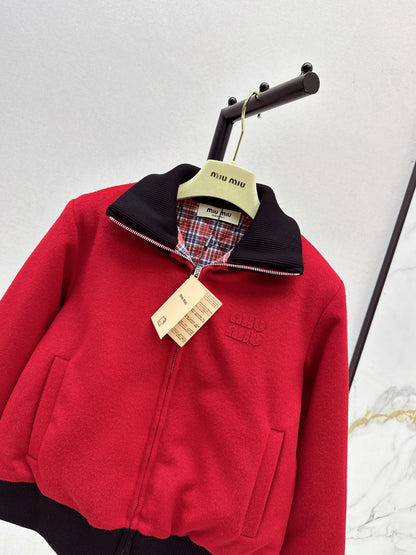 Miu 25fw woolen jacket