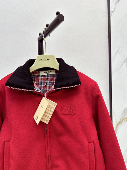 Miu 25fw woolen jacket