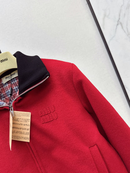 Miu 25fw woolen jacket