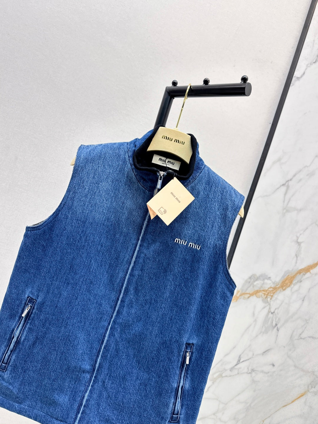 MiU 25fw denim vest