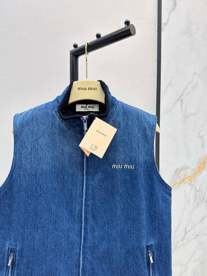 MiU 25fw denim vest