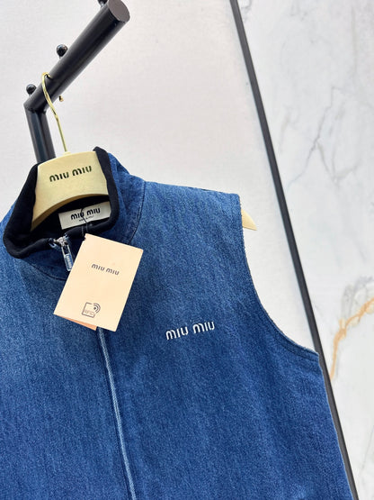 MiU 25fw denim vest