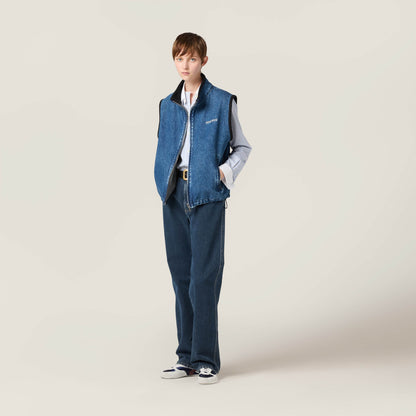 MiU 25fw denim vest