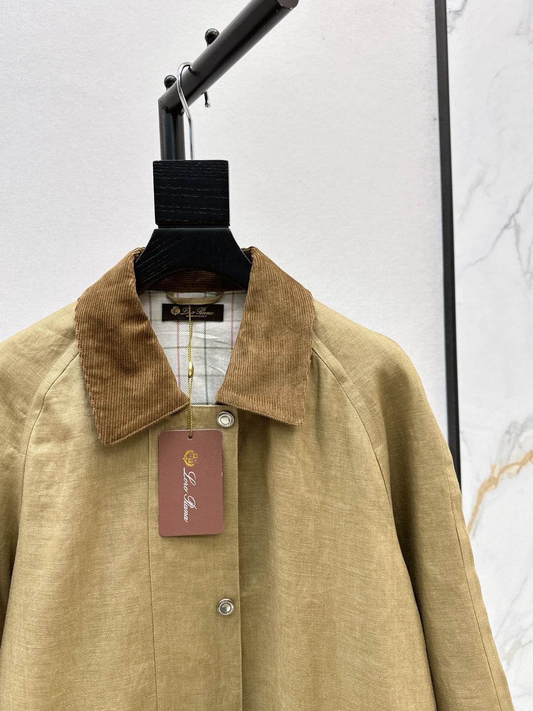 Loro 25fw lapel linen jacket