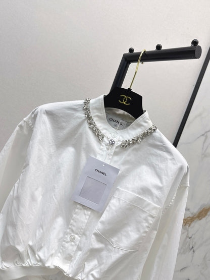 Chan 25fw Rhinestone Shirt