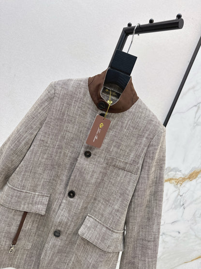 Loro 25fw Linen jacket