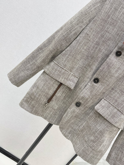 Loro 25fw Linen jacket