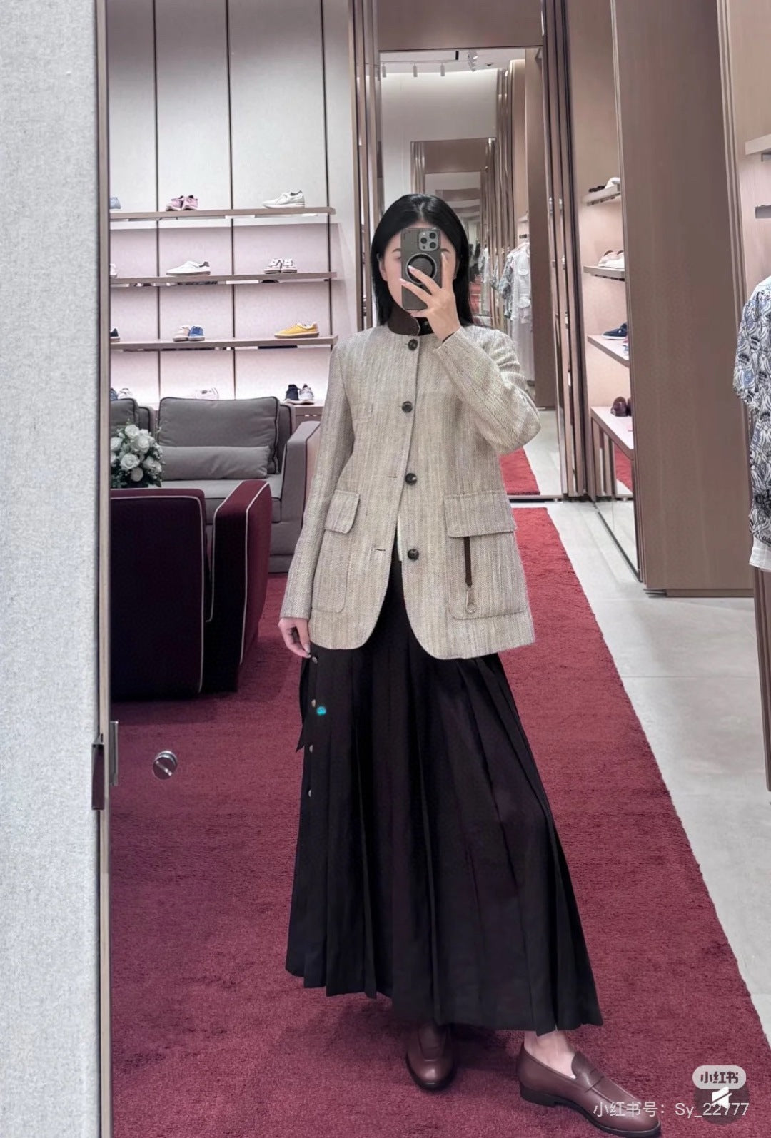 Loro 25fw Linen jacket