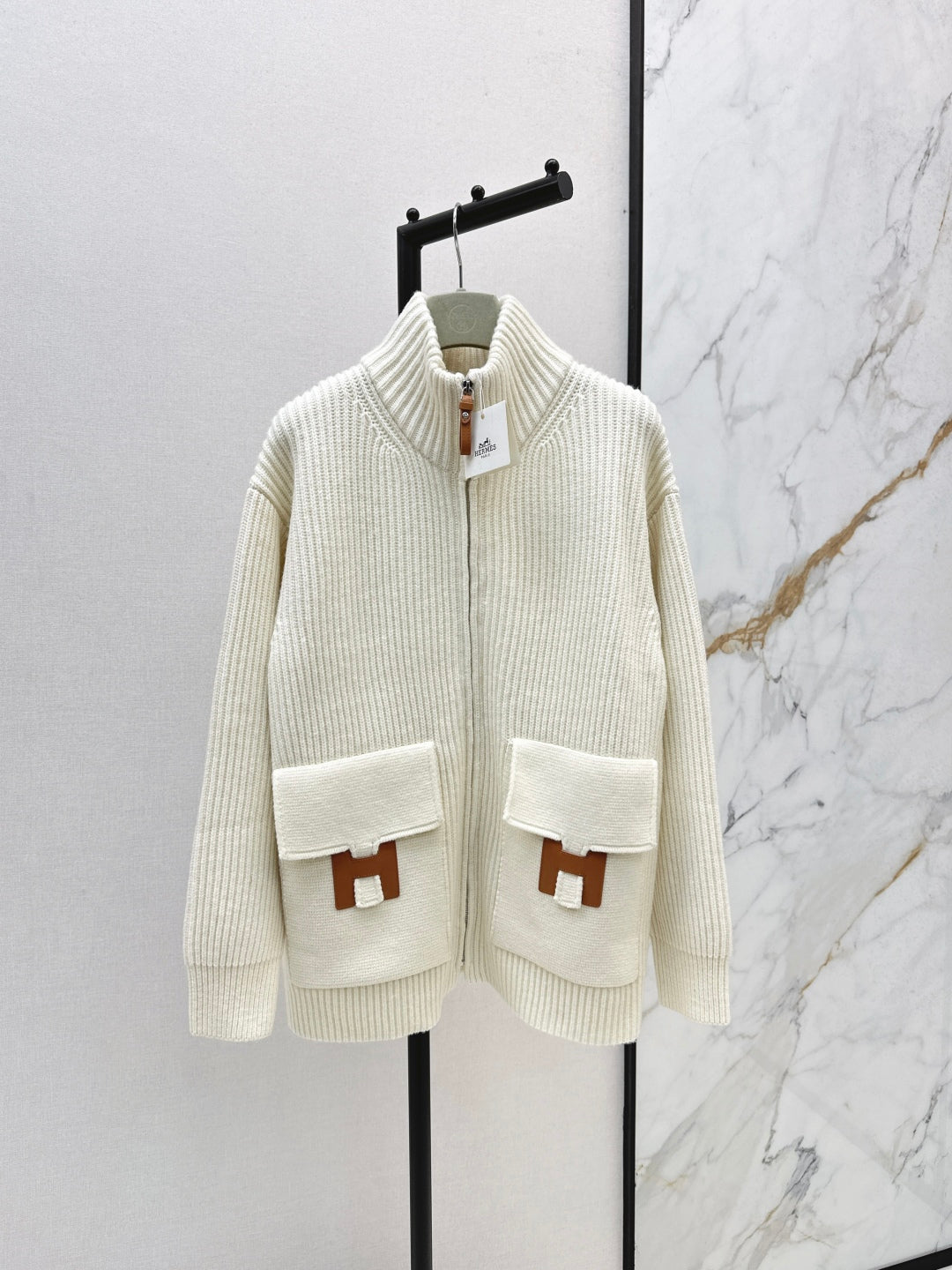 Herm 25fw knitted jacket