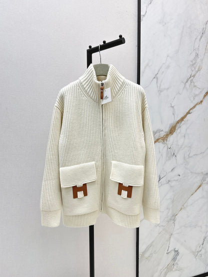 Herm 25fw knitted jacket