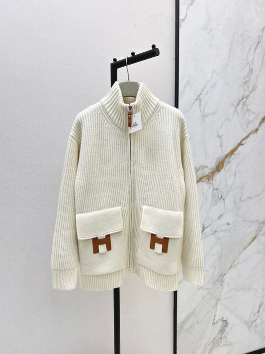 Herm 25fw knitted jacket